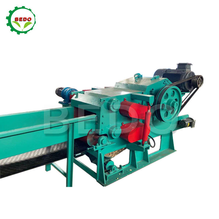 기계 8-10T/H 산업 드럼 유형 칩퍼를 만드는 전기 380V 대나무 나무 칩