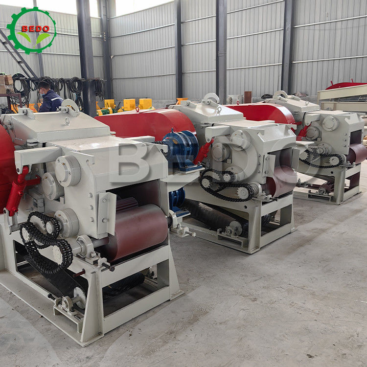 SNI Standard Industrial Wood Chipper Machine 132KW Electric CE Certified for Indonesia Paper and Pulp Mills