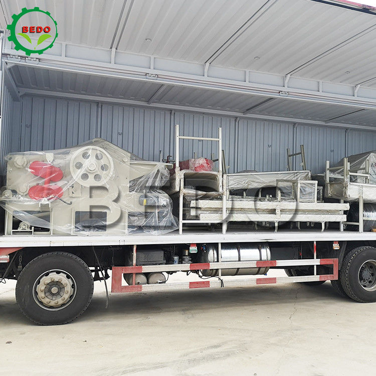 팜 EFB 빈 과일 덩어리 쉐러더 목재 칩 머신 바이오매스 발전소용 110KW 디젤 엔진