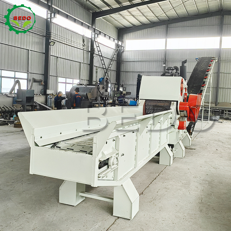 자식 235HP 목재 칩머신 700x400mm 입구 중량 칩머신 산업용 드럼 칩머신