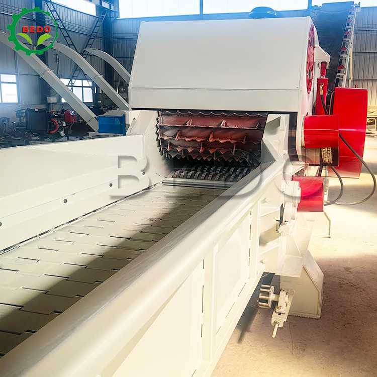 235HP 목재 쪼개기 기계 700x400mm 입구 2pcs 블레이드 중량 목재 쪼개기 드럼 유형 산업 쪼개기
