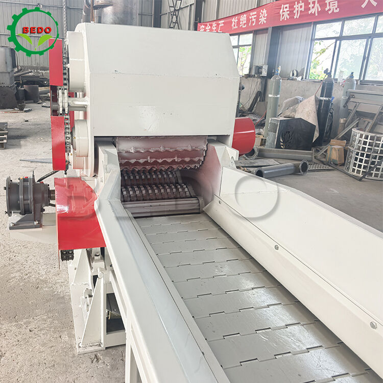 인도네시아 열대 해안 기후용 녹 방지 부식 방지 우드 치퍼 기계 75KW
