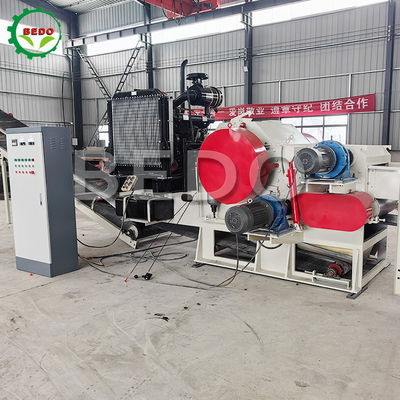 산업 드럼 칩퍼를 먹이는 기계 310x700mm를 만드는 디젤 엔진 330HP 나무 토막