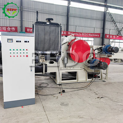 중량 폐기물 나무 가지 드럼 나무 칩 머신 110KW