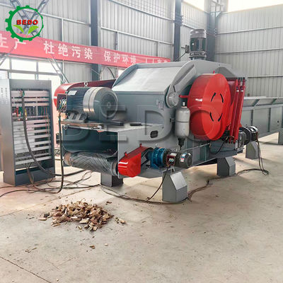 18-25T / H 용량 목재 쇄기 기계 공급 모터 전력 5.5KW 5.5KW로 설계