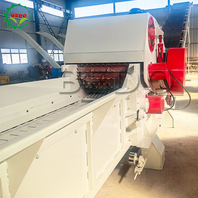 700 * 400mm 입구 크기 자동 나무 칩 기계와 2pcs 블레이드