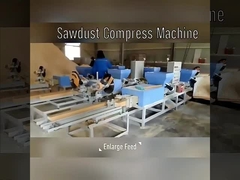 380V 목재 톱스트 블록 제조 기계 자동 PLC 제어